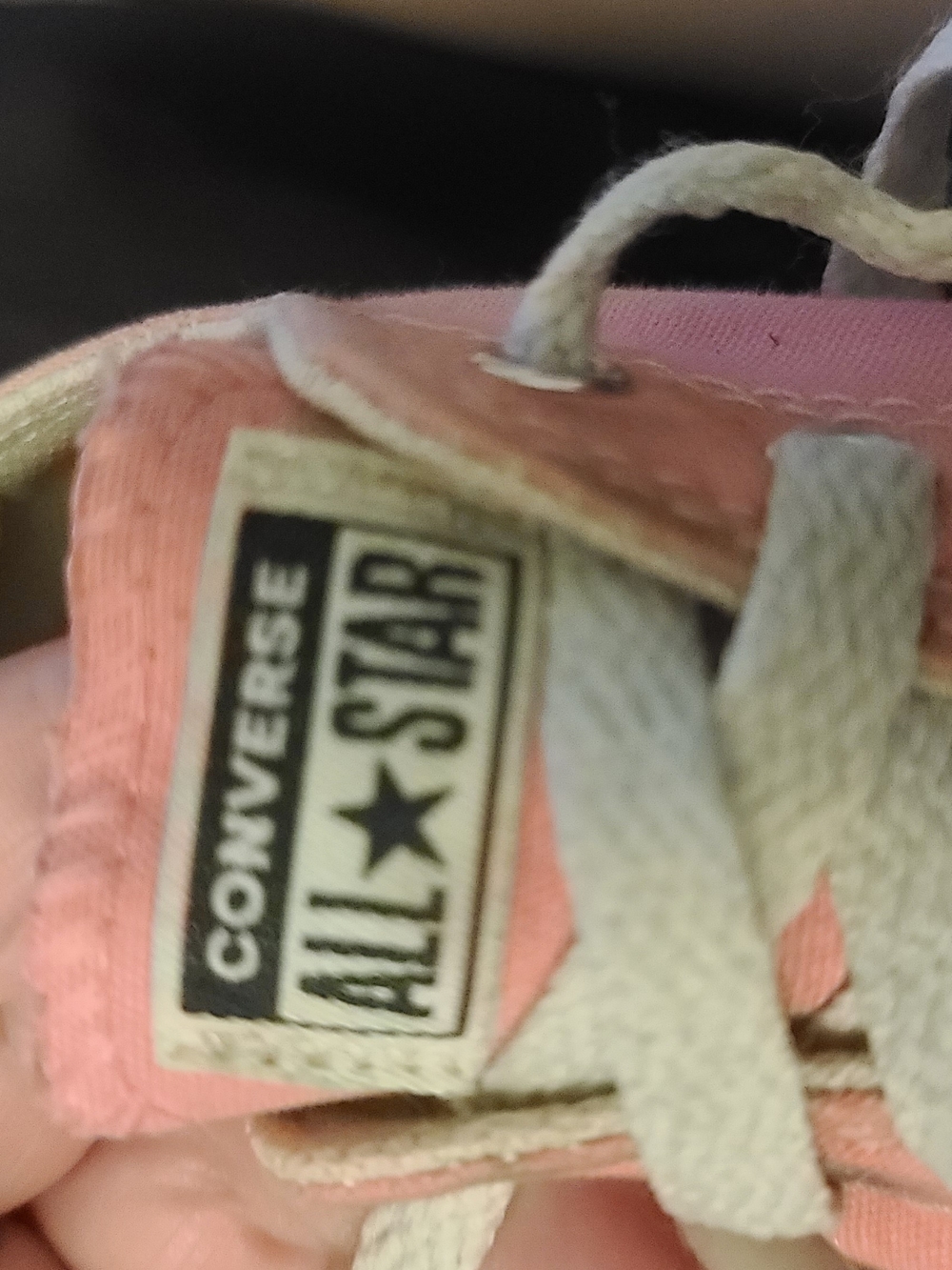 Converse Kids Pink Canvas Low-Top Sneakers - Picture 2 of 3